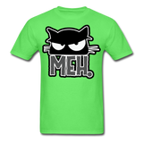 Meh Cat shirt Funny Cat Saying - Meh Moody Cat - Angry Black Cat T-shirt - kiwi