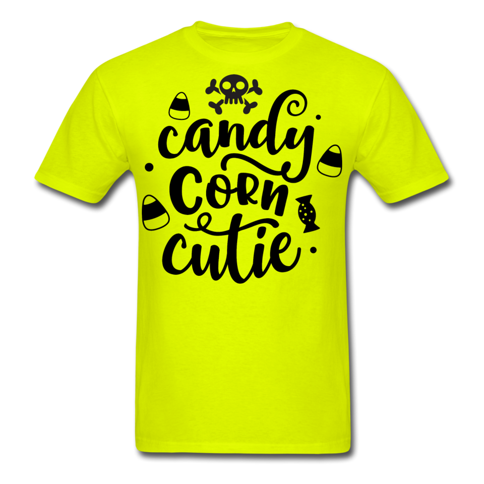 Candy Corn Cutie shirt Cute Halloween T-shirt Size S-6XL - safety green
