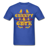 Creepy and Cute shirt Funny Halloween Witch Ghost T-Shirt - royal blue