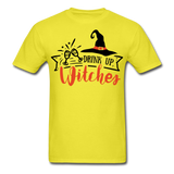 Drink up witches shirt Funny Halloween Witch T-Shirt - yellow