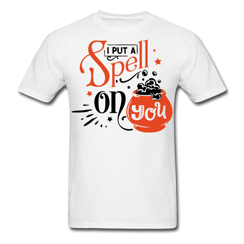 I put a spell on you shirt Halloween T-Shirt Size S-6XL - white