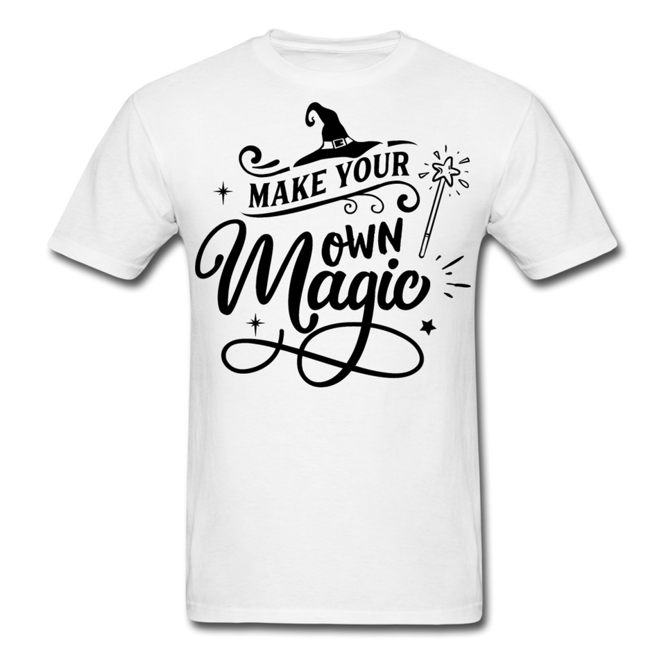 Make your own magic shirt Halloween Witch T-Shirt Size S-6XL - white