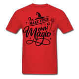Make your own magic shirt Halloween Witch T-Shirt Size S-6XL - red