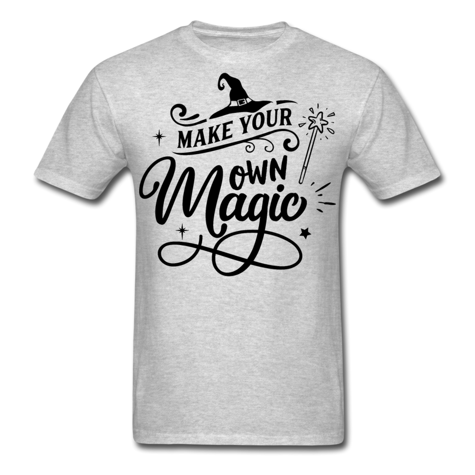 Make your own magic shirt Halloween Witch T-Shirt Size S-6XL - heather gray
