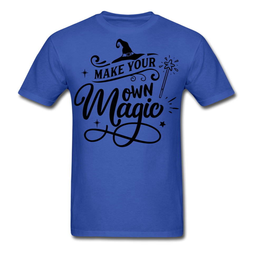 Make your own magic shirt Halloween Witch T-Shirt Size S-6XL - royal blue