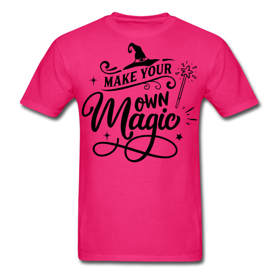 Make your own magic shirt Halloween Witch T-Shirt Size S-6XL - fuchsia