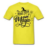 Make your own magic shirt Halloween Witch T-Shirt Size S-6XL - yellow