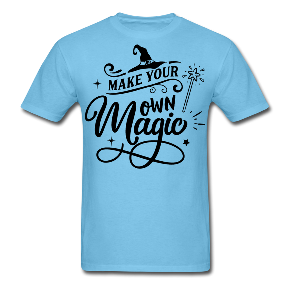 Make your own magic shirt Halloween Witch T-Shirt Size S-6XL - aquatic blue