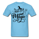 Make your own magic shirt Halloween Witch T-Shirt Size S-6XL - aquatic blue