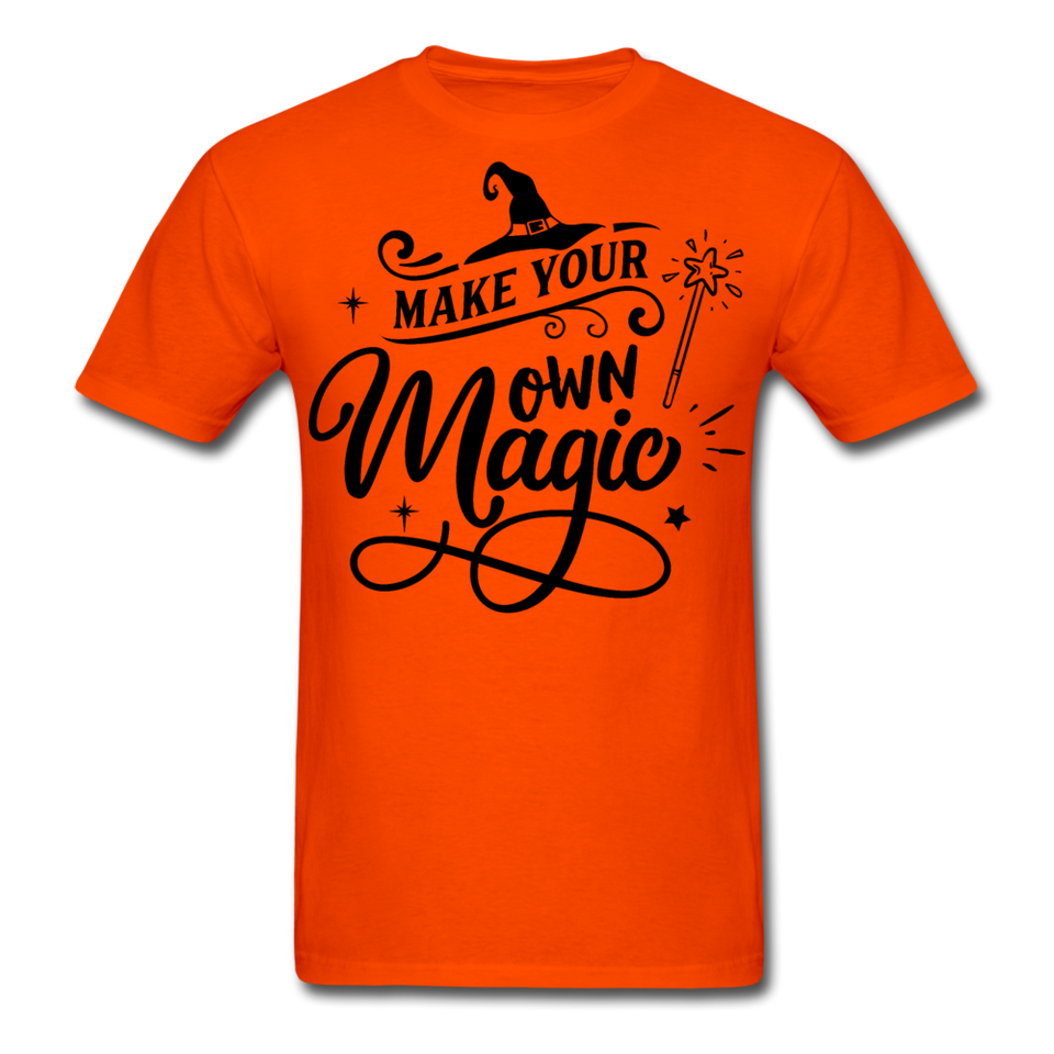 Make your own magic shirt Halloween Witch T-Shirt Size S-6XL - orange