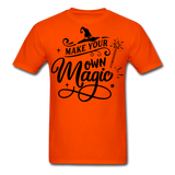 Make your own magic shirt Halloween Witch T-Shirt Size S-6XL - orange