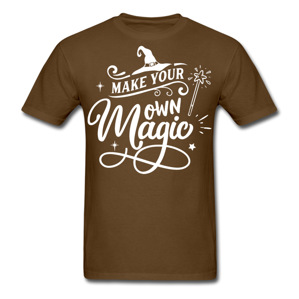 Make your own magic shirt Halloween Witch T-Shirt Size S-6XL - brown
