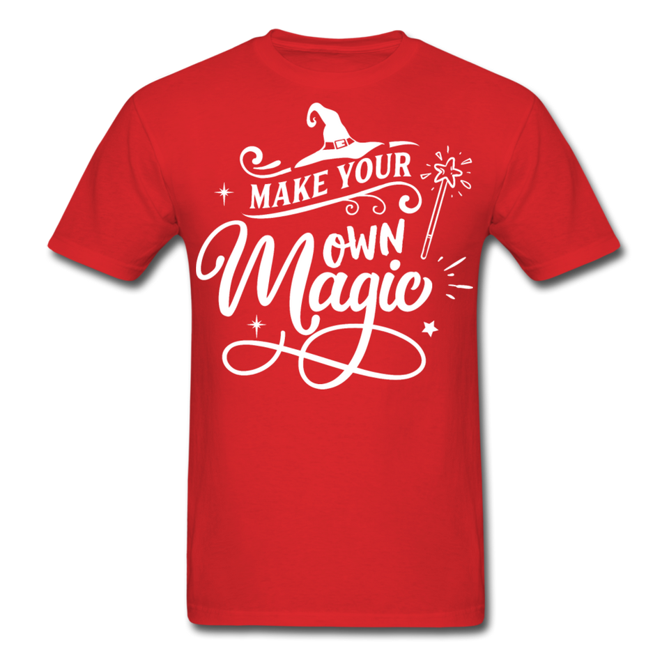 Make your own magic shirt Halloween Witch T-Shirt Size S-6XL - red