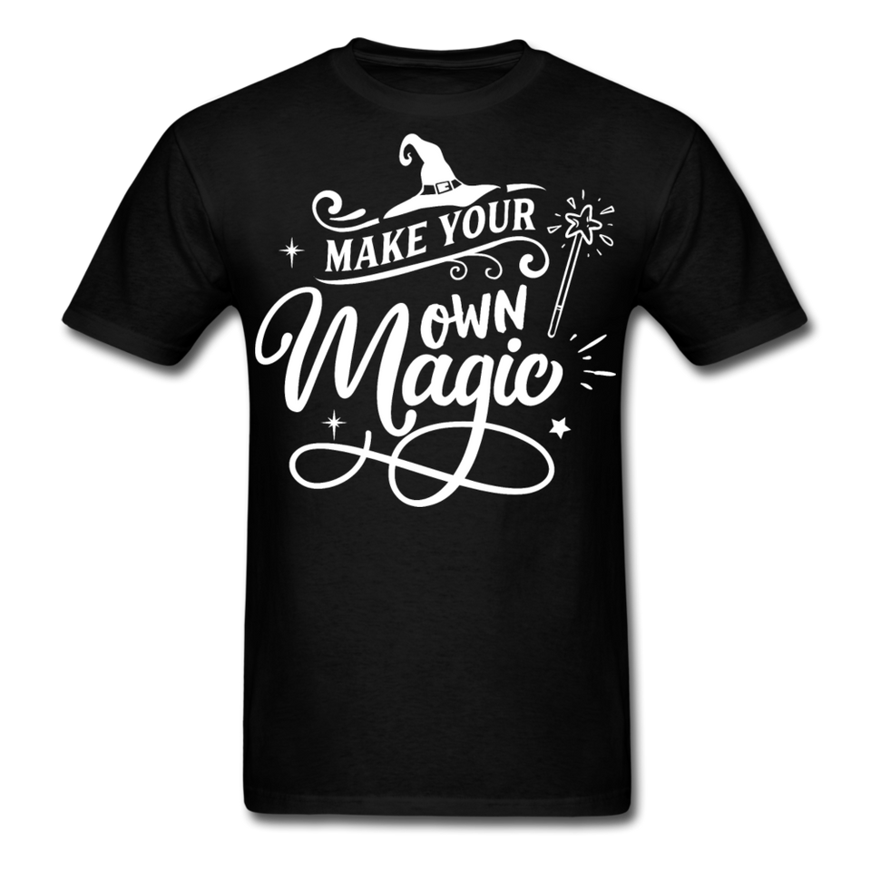 Make your own magic shirt Halloween Witch T-Shirt Size S-6XL - black