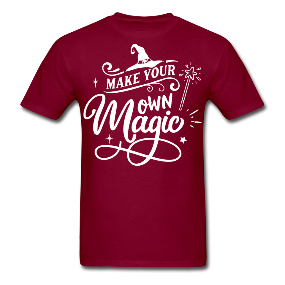 Make your own magic shirt Halloween Witch T-Shirt Size S-6XL - burgundy