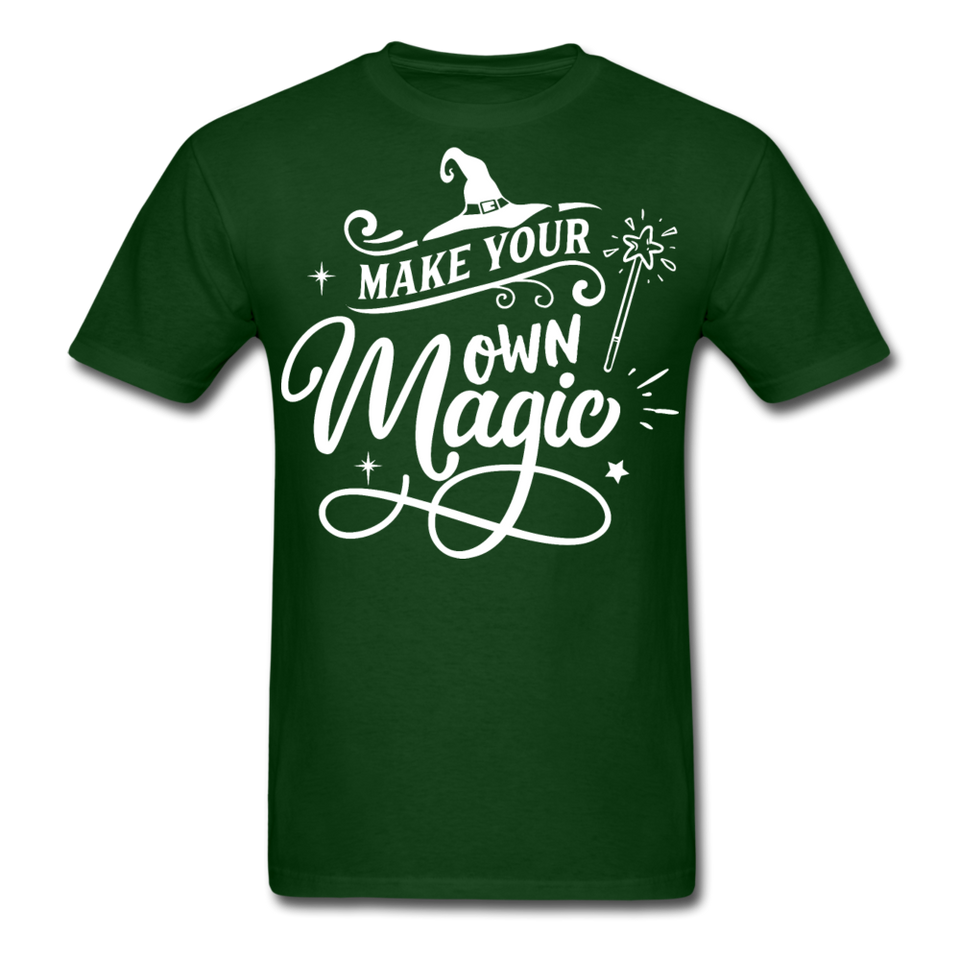 Make your own magic shirt Halloween Witch T-Shirt Size S-6XL - forest green