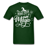 Make your own magic shirt Halloween Witch T-Shirt Size S-6XL - forest green
