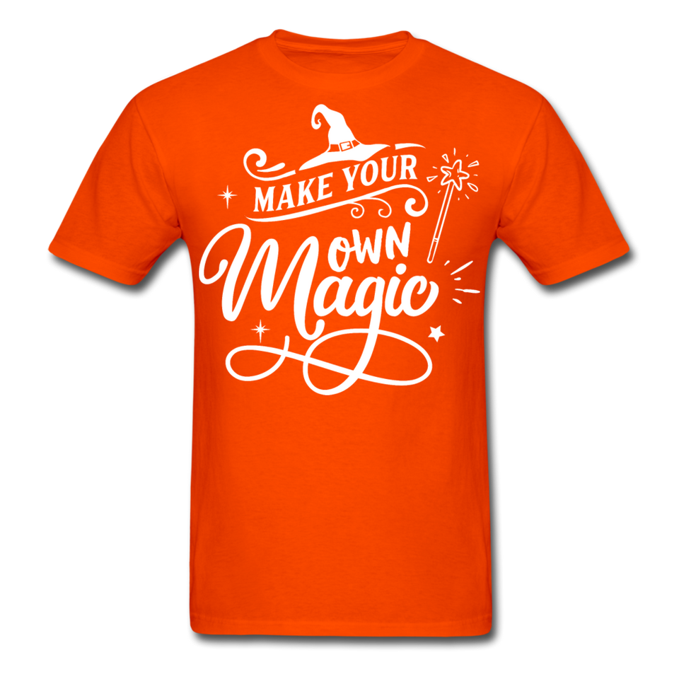 Make your own magic shirt Halloween Witch T-Shirt Size S-6XL - orange