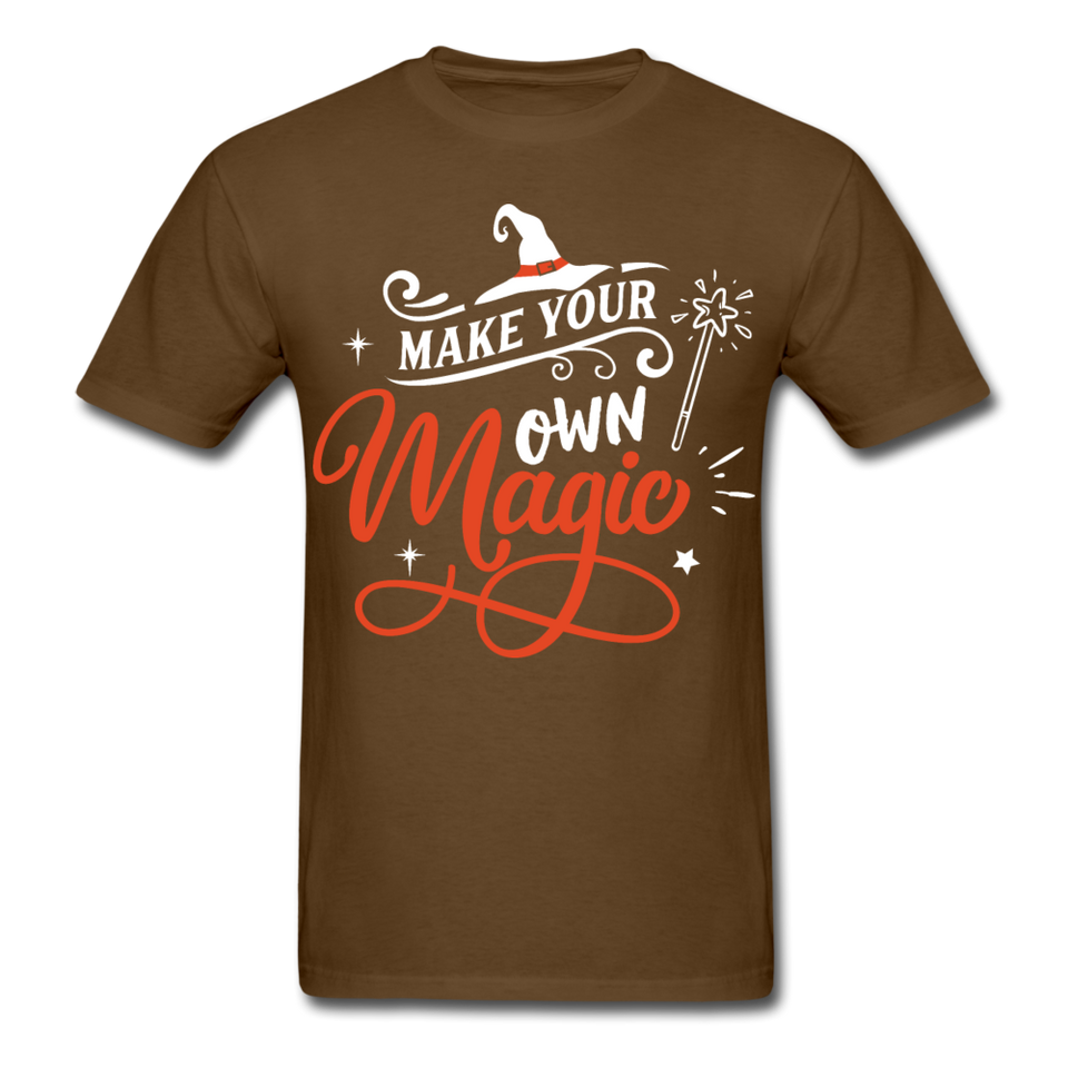 Make your own magic shirt Halloween Witch T-Shirt Size S-6XL - brown