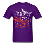 Make your own magic shirt Halloween Witch T-Shirt Size S-6XL - purple