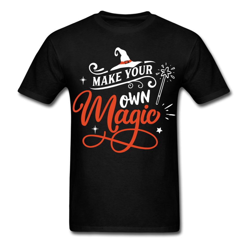 Make your own magic shirt Halloween Witch T-Shirt Size S-6XL - black