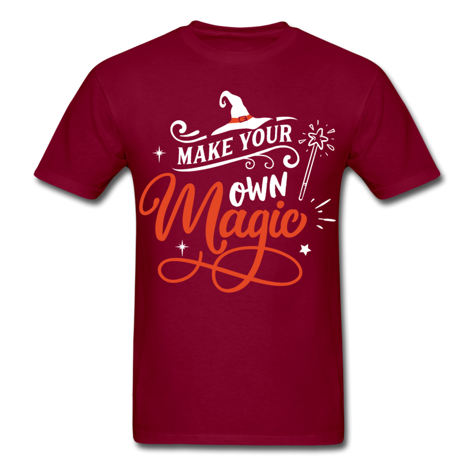 Make your own magic shirt Halloween Witch T-Shirt Size S-6XL - burgundy