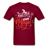 Make your own magic shirt Halloween Witch T-Shirt Size S-6XL - burgundy
