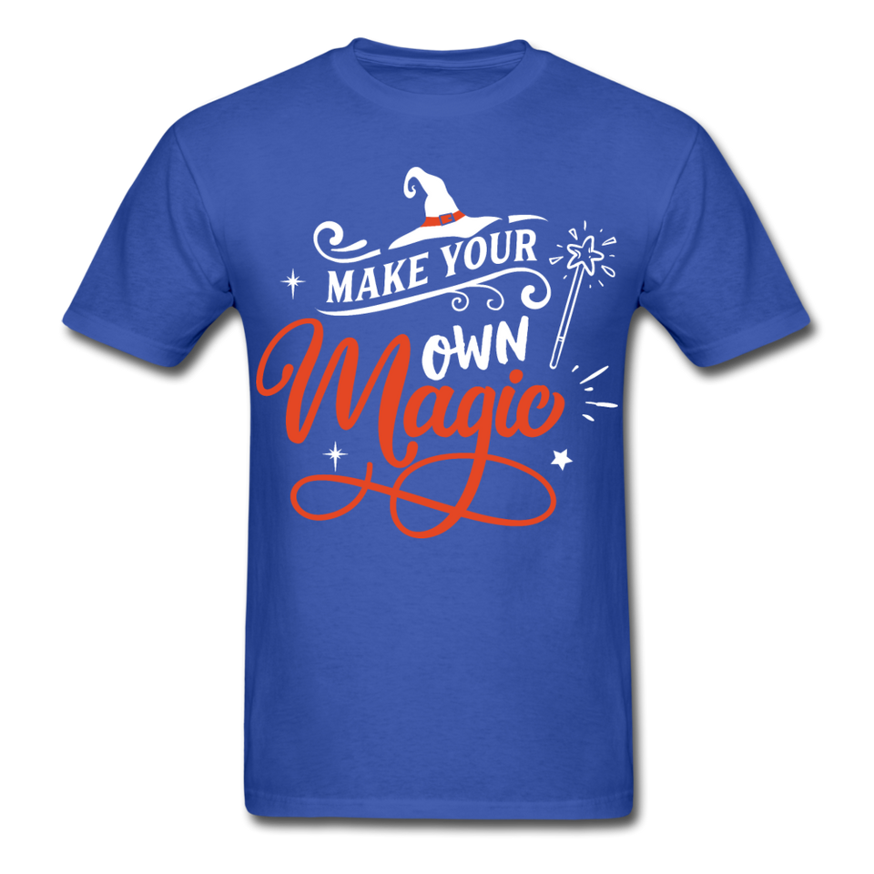 Make your own magic shirt Halloween Witch T-Shirt Size S-6XL - royal blue
