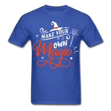 Make your own magic shirt Halloween Witch T-Shirt Size S-6XL - royal blue