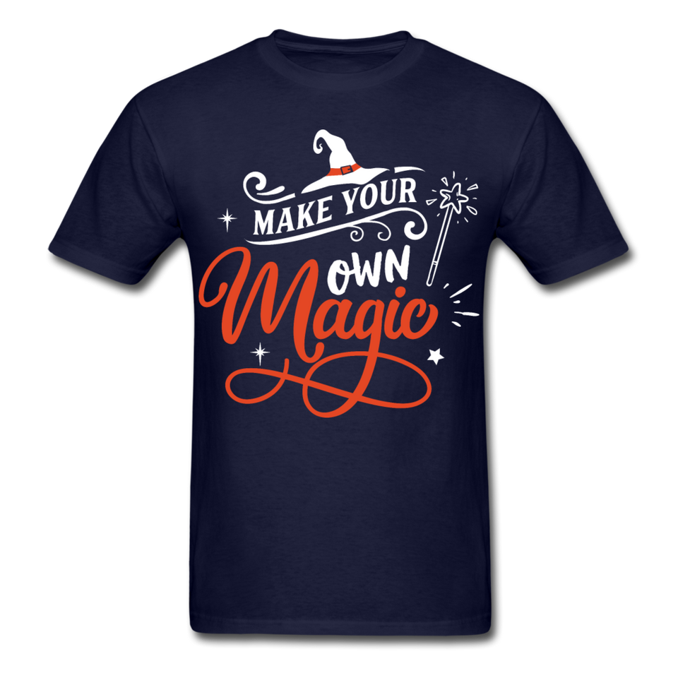 Make your own magic shirt Halloween Witch T-Shirt Size S-6XL - navy