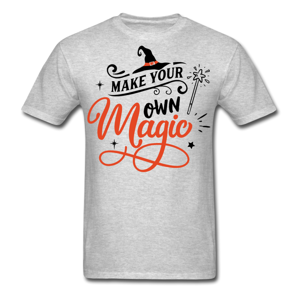 Make your own magic shirt Halloween Witch T-Shirt Size S-6XL - heather gray