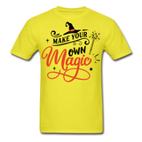 Make your own magic shirt Halloween Witch T-Shirt Size S-6XL - yellow