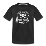 My First Boo Happy Halloween shirt Baby Toddler Halloween newborn T-Shirt - black
