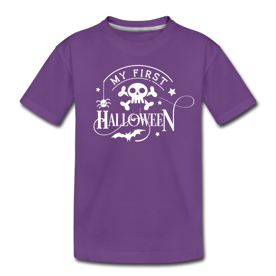 My First Boo Happy Halloween shirt Baby Toddler Halloween newborn T-Shirt - purple