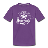My First Boo Happy Halloween shirt Baby Toddler Halloween newborn T-Shirt - purple