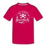 My First Boo Happy Halloween shirt Baby Toddler Halloween newborn T-Shirt - dark pink