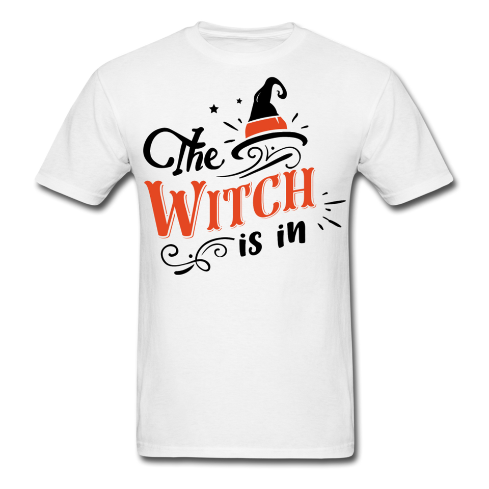 The witch is in shirt Funny Halloween T-Shirt - white
