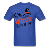 The witch is in shirt Funny Halloween T-Shirt - royal blue