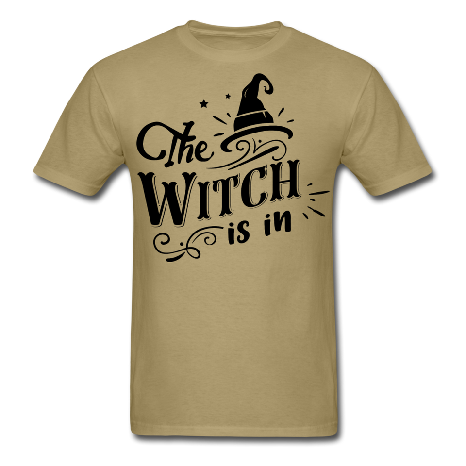 The witch is in shirt Funny Halloween T-Shirt - khaki