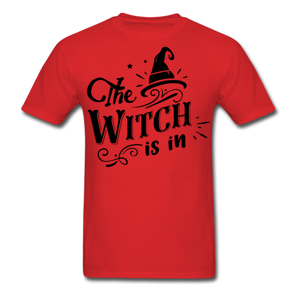 The witch is in shirt Funny Halloween T-Shirt - red