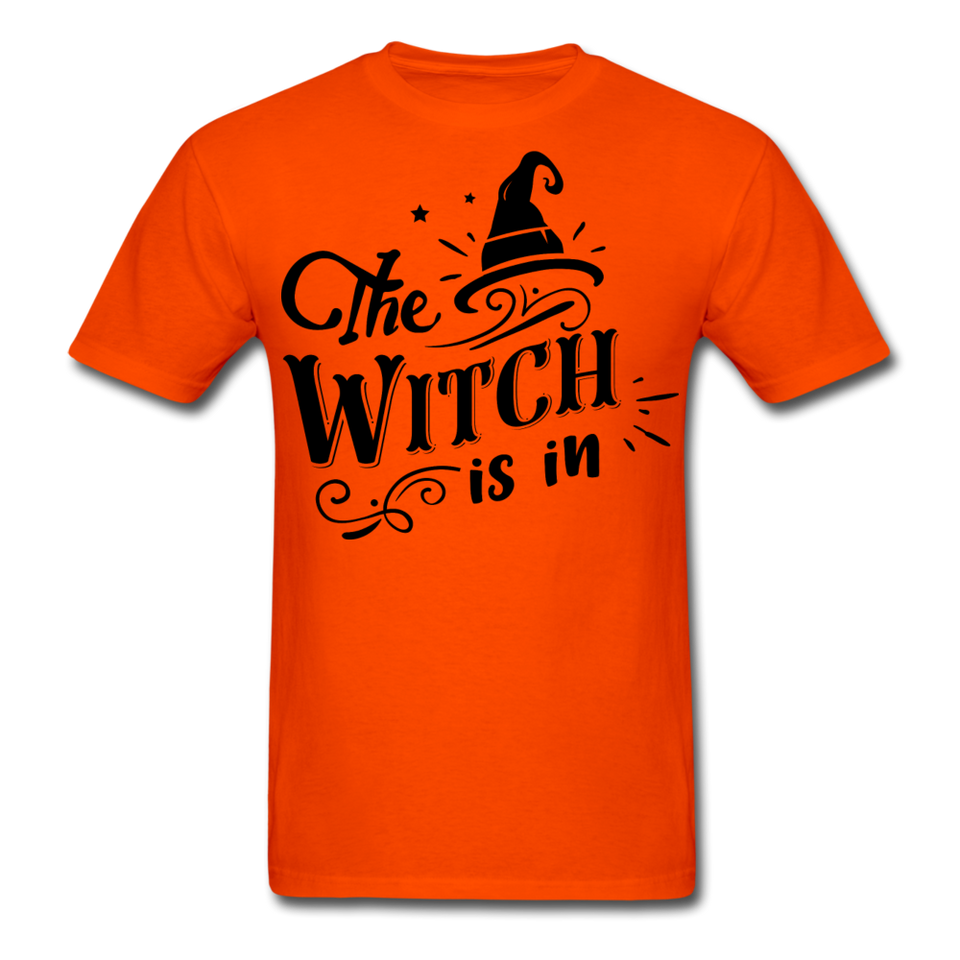 The witch is in shirt Funny Halloween T-Shirt - orange