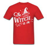 The witch is in shirt Funny Halloween T-Shirt - red