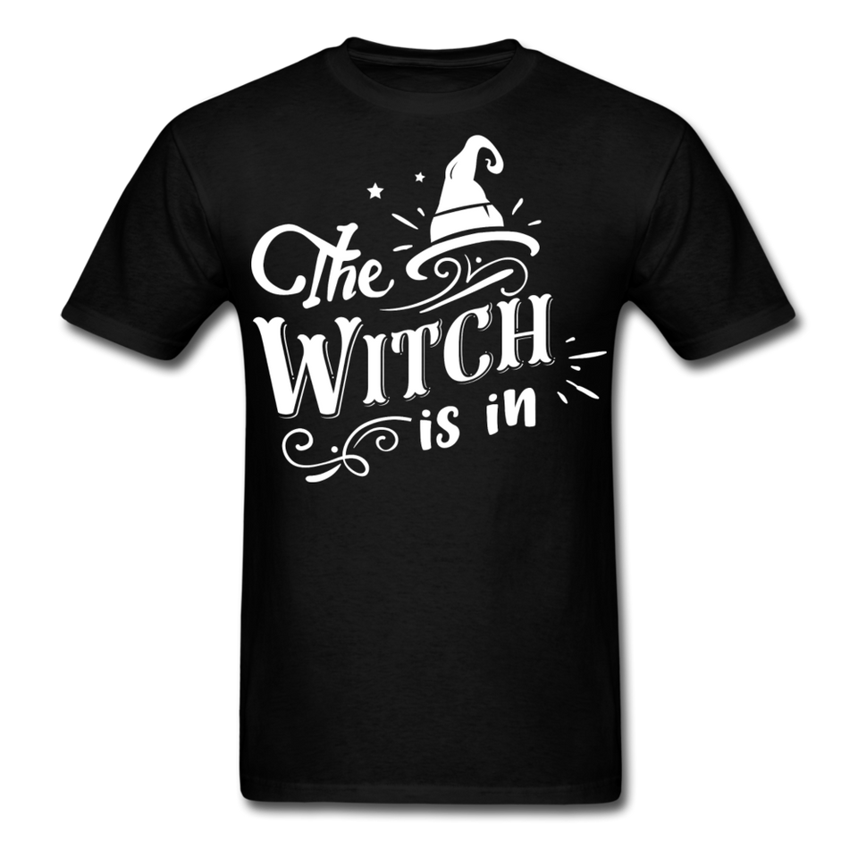 The witch is in shirt Funny Halloween T-Shirt - black