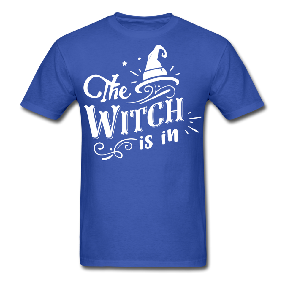 The witch is in shirt Funny Halloween T-Shirt - royal blue
