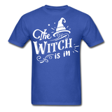 The witch is in shirt Funny Halloween T-Shirt - royal blue