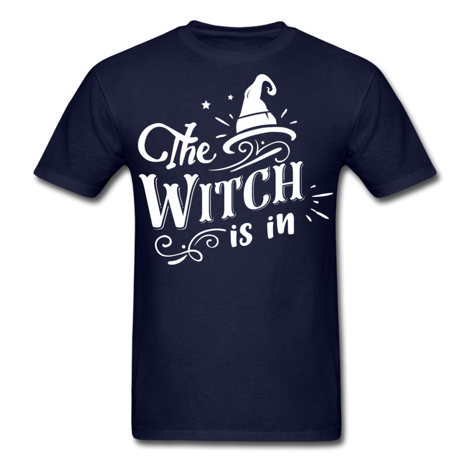 The witch is in shirt Funny Halloween T-Shirt - navy