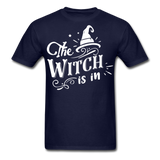 The witch is in shirt Funny Halloween T-Shirt - navy