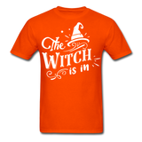 The witch is in shirt Funny Halloween T-Shirt - orange