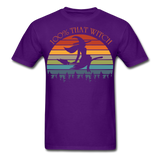 100% That witch shirt Cute Halloween Witch T-Shirt Size S-6XL - purple