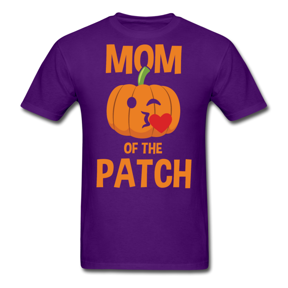 Happy Halloween Mom of the Patch shirt Halloween Family T-Shirt Size S-6XL - purple